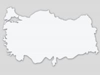 Boş Türkiye Haritası - 3