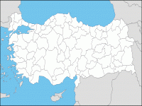 Boş Türkiye Haritası - 5