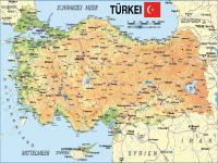 Türkiye Fiziki Haritası - 3