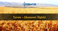 Tarım - Ekonomi İlişkisi (Sunum)